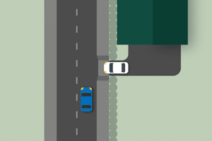 Abgesenkter Bordstein: Wer hat Vorfahrt?