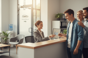 Einen Führerschein für Begleitetes Fahren erhalten Sie von der Fahrerlaubnisbehörde.