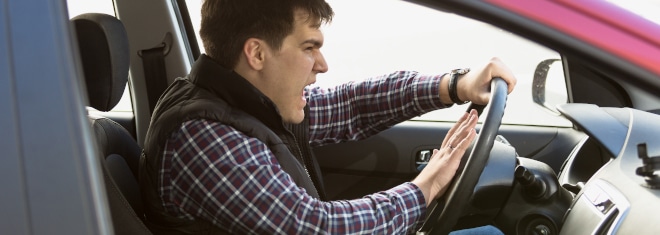 Nicht selten hupen Autofahrer, um ihrem Ärger Luft zu machen.