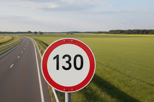 Auf einer Kraftfahrstraße ist kein Tempolimit vorgeschrieben - aber es gilt eine Richtgeschwindigkeit von 130 km/h.