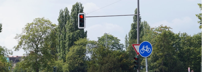 Was passiert, wenn Sie eine rote Ampel übersehen haben?