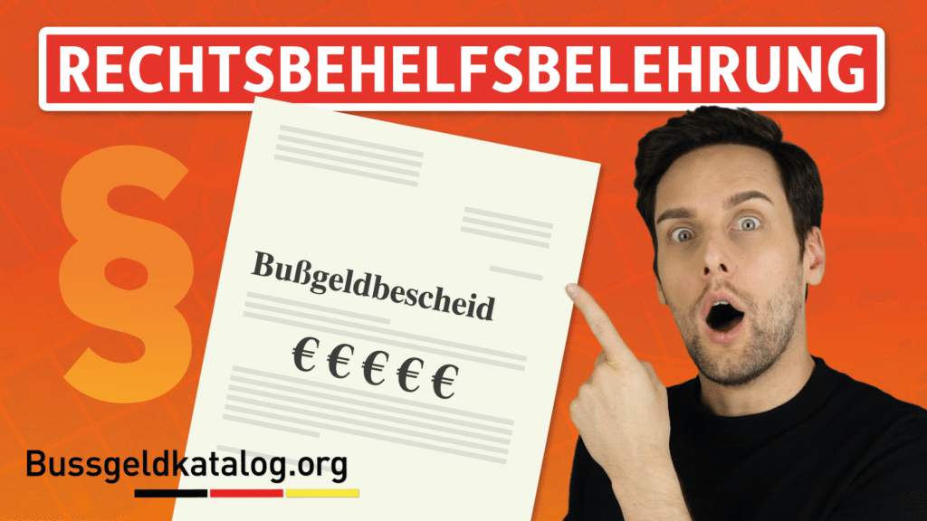 Bedeutung und Definition einer Rechtsbehelfsbelehrung im Bußgeldbescheid