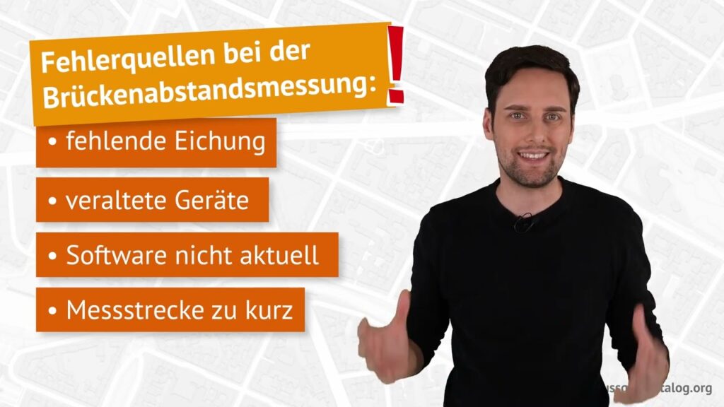 Wie funktioniert die Brückenabstandsmessung?