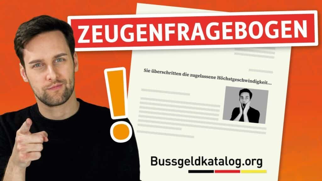 Welche Regelungen gelten für den Zeugenfragebogen?
